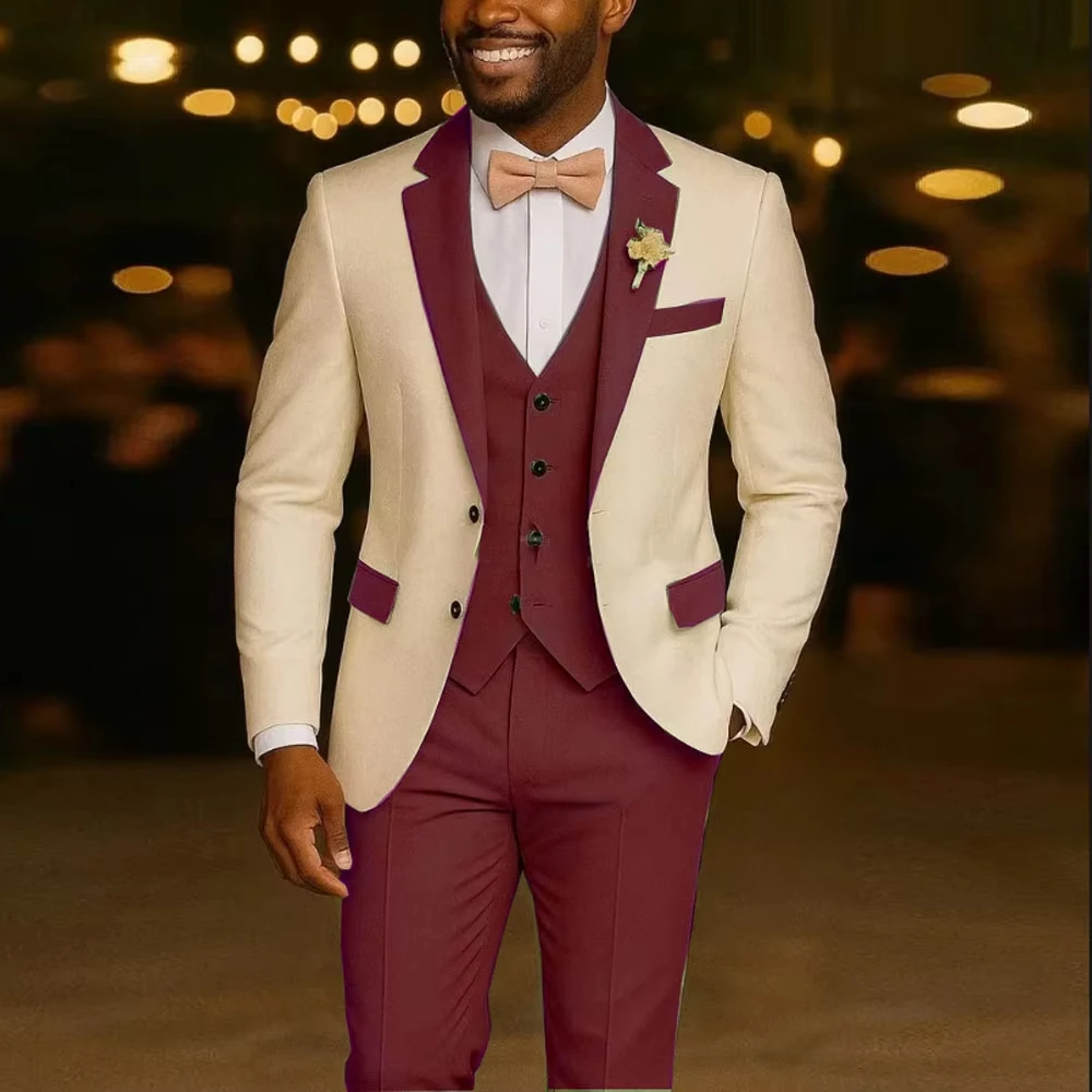New Solid Suits for Men Slim F - огляд і ціна Men'S Grooming For Marriage