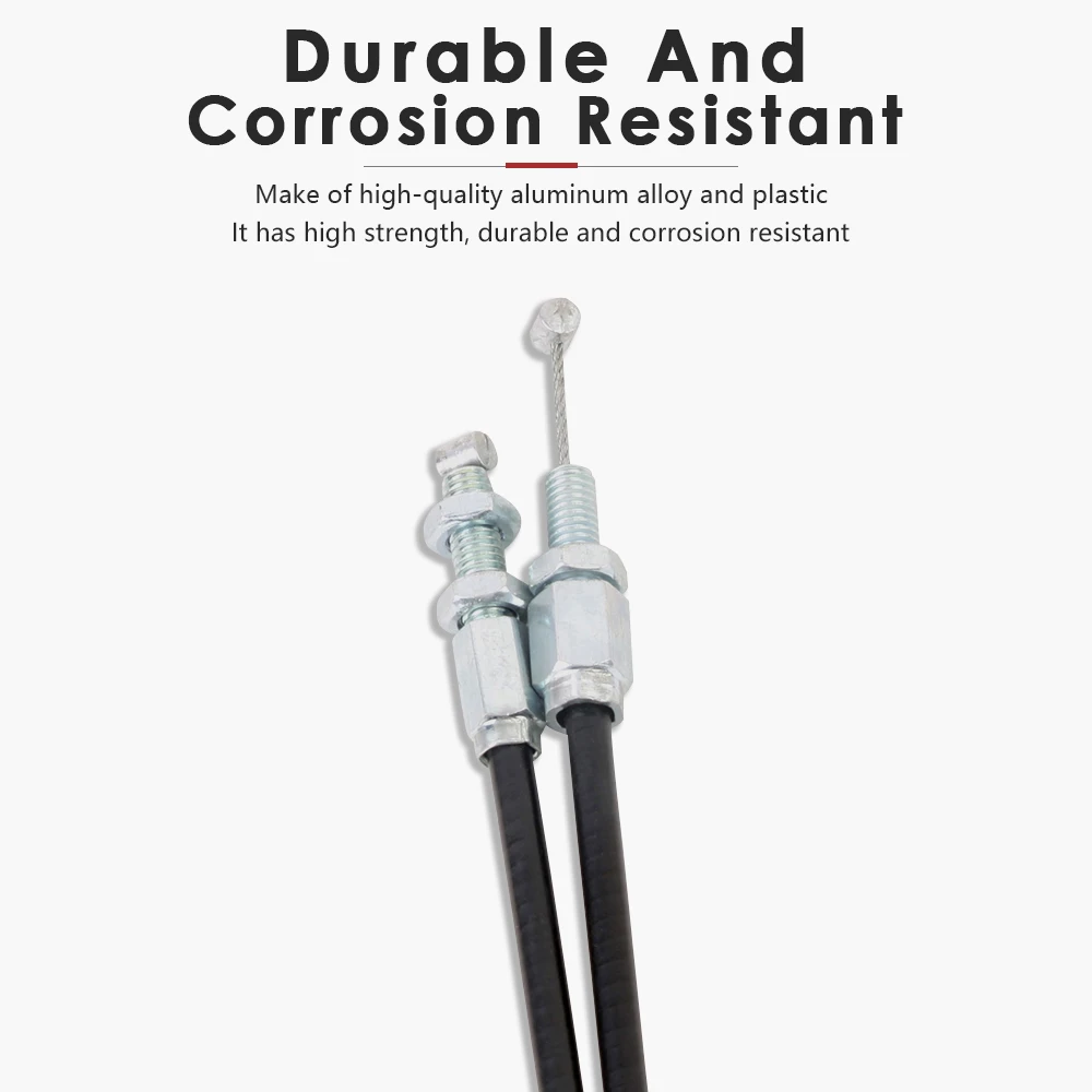 2Pcs Motorcycle Throttle Cable Black Brake Clutch Wire for Honda CBR1000RR CBR600RR CBR 600 1000 RR 600RR 1000RR 2003-2007 2004 - view 3