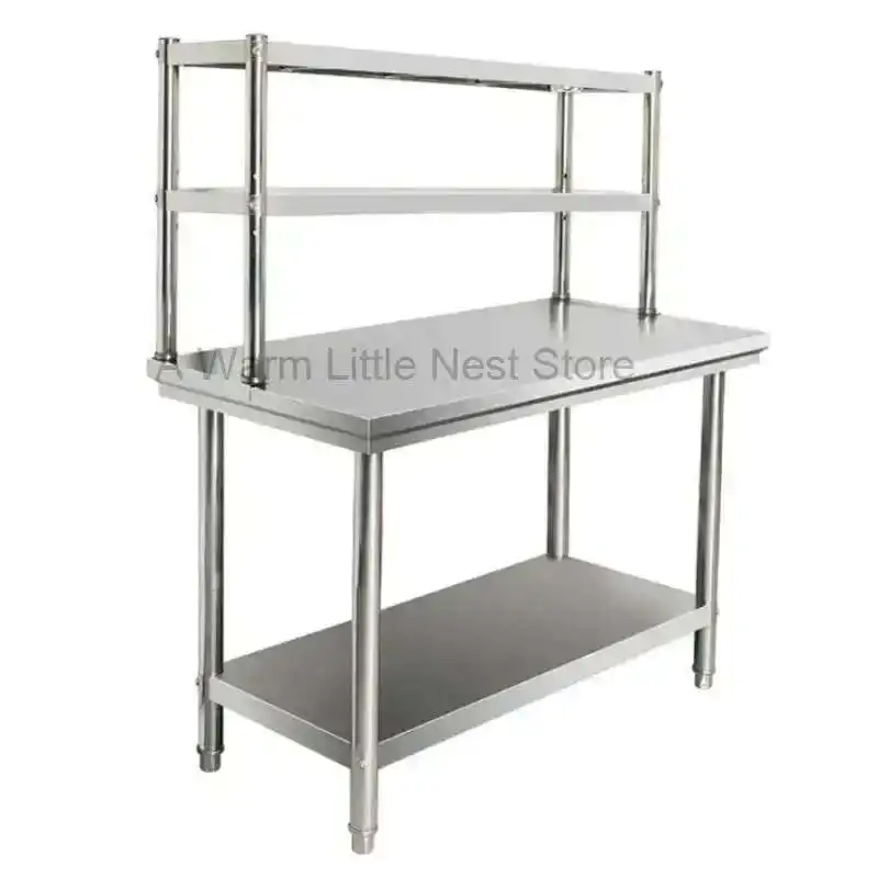 

Stainless Steel Workbench Kitchen Cabinets Countertops Storage Racks Hotel Kitchen Console Load Tables Modern Kitchen Furniture