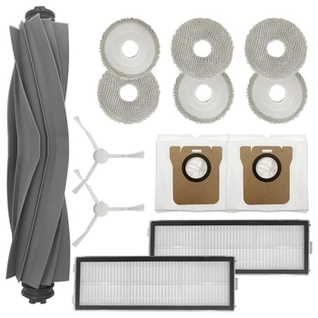 Główna szczotka boczna filtr HEPA wkłady do mopa worki do odkurzacza, jak pokazano z tworzywa sztucznego dla Dreame L10 Ultra / L10S Ultra odkurzacz Robot
