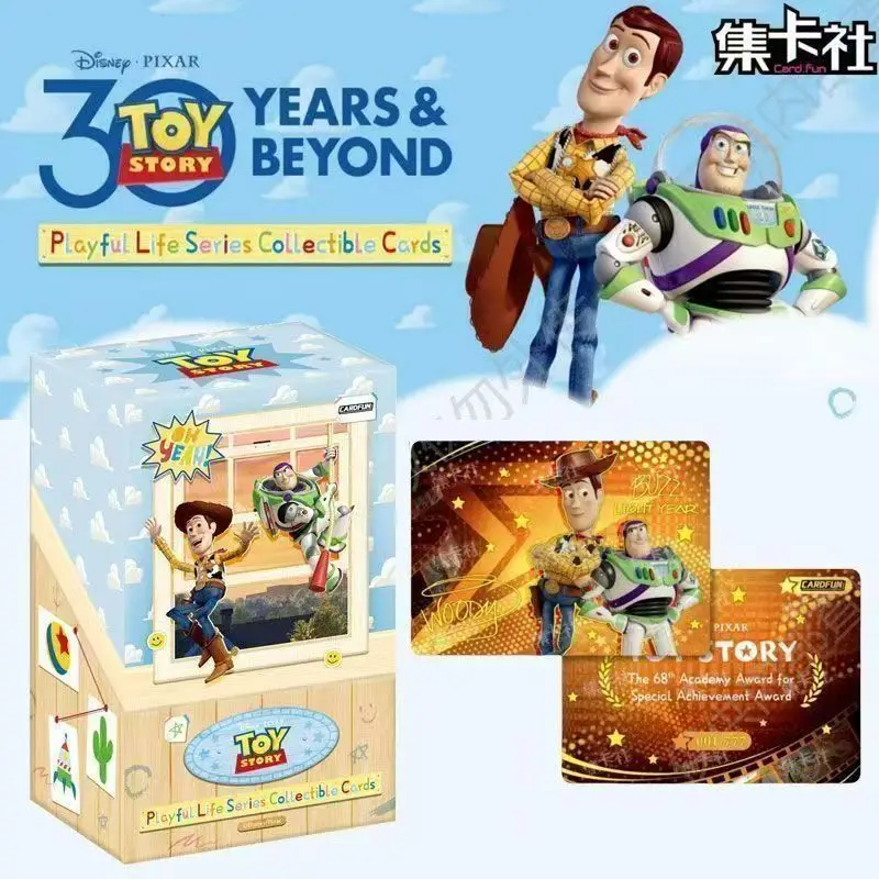 cardfun-disney-toy-story-30th-jugar-con-la-vida-collectible-card-woody-buzz-lightyear-anime-character-card-kids-birthday-gifts