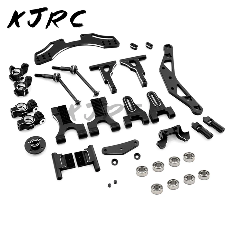 

RC Car Metal Steering Suspension Upgrade Kit #SKD5-S01BK CVD Shock Absorber Lower Arm for 1/10 RC Car 3Racing Sakura D5