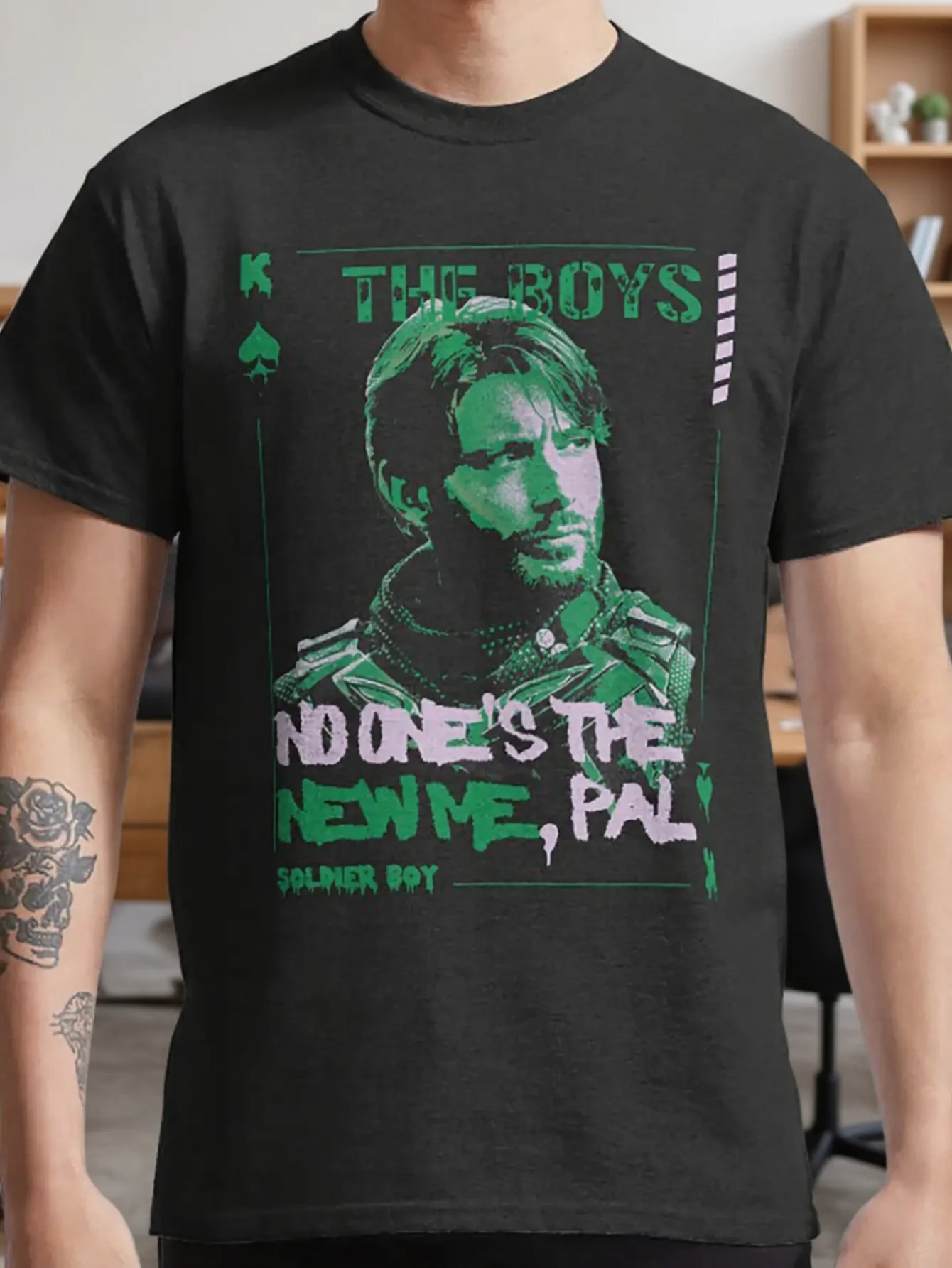 Classic T-Shirt for Soldier Boy Clothing Graphic Short Sleeve Shirt Men Women for Spring and Summer Unisex
