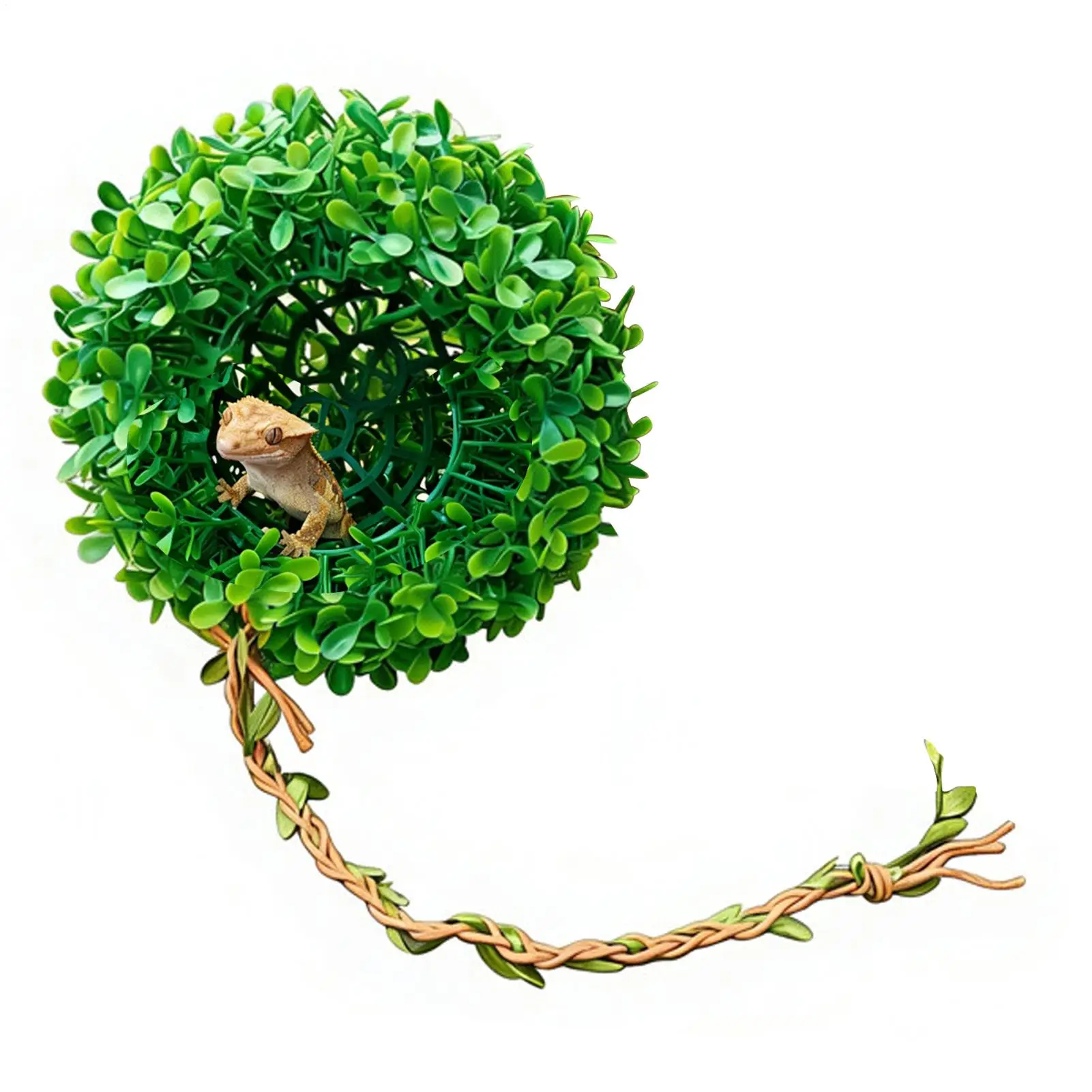 

Reptile Plants For Terrarium Flexible Fake Realistic Vines Jumping Spider Cage Accessories For Jumping Spider Pet Turtle Cage