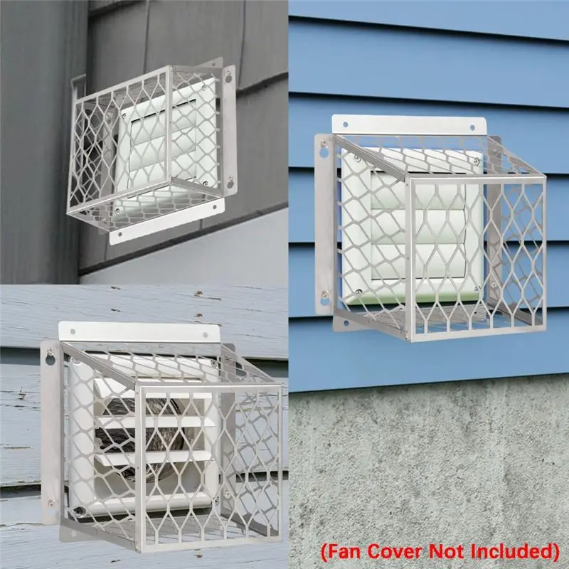 AA94-Dryer Exhaust Guard Vent Cover Helps Keep Rodents & Birds Out Stainless Steel Ventilation Bird Cage Bird Guard Vent Covers