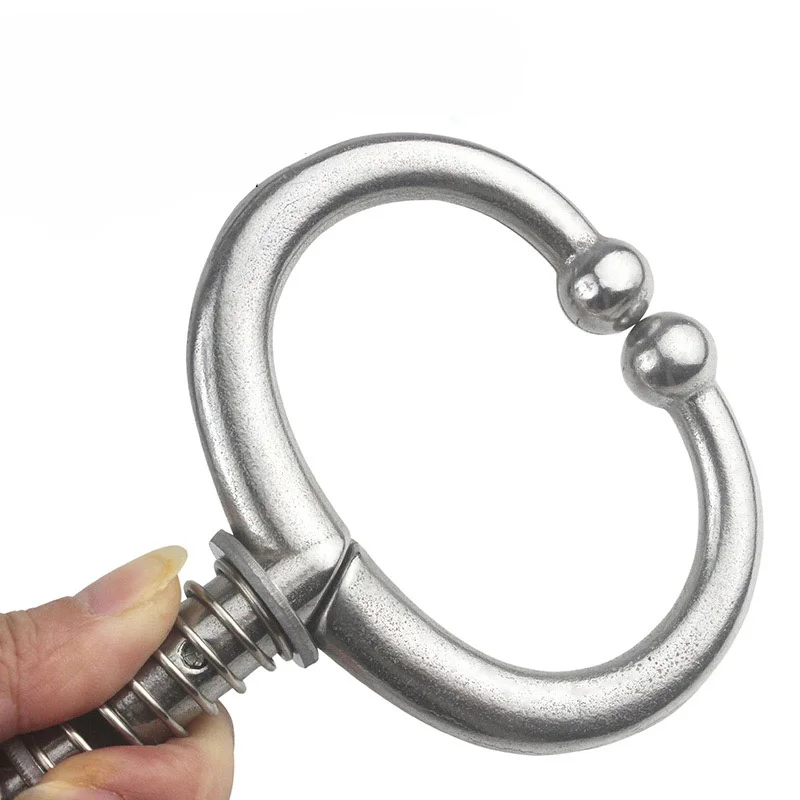 Stainless Steel Automatic Cow Spring Nose Pliers Cattle Nose Plier Cow Nose Clip Traction Tool Cattle Ring Farm Animals Supplies