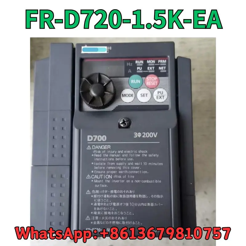 

Used Frequency converter FR-D720-1.5K-EA test OK Fast Shipping