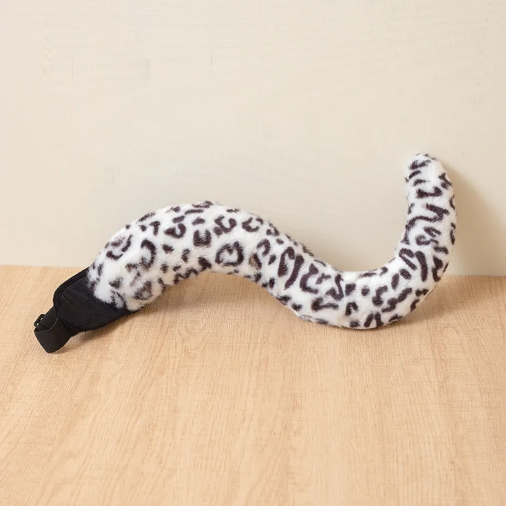 Faux Tiger Paw Animal Gloves Fluffy Padded Interior Simulated Tiger Tail Soft Soft Padded Costume Mittens Costume Accessories