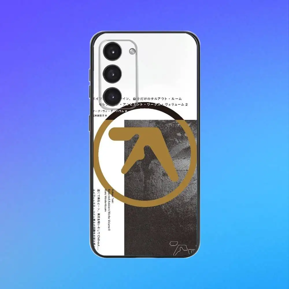 حافظة هاتف A-Aphex T-Twin IDM Acid Techno لهاتف سامسونج A73، A72، A71، A70، A53، A52، A51 حافظة ناعمة سوداء