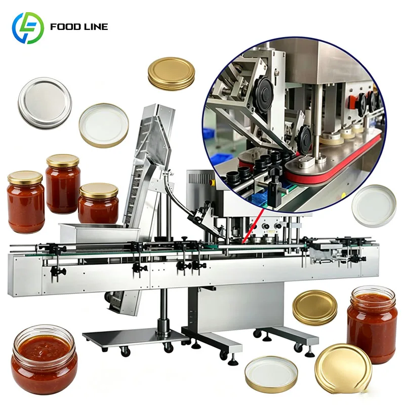 Bottle Capper Machine Automatic Capping System For Food Cosmetic Packaging Customized