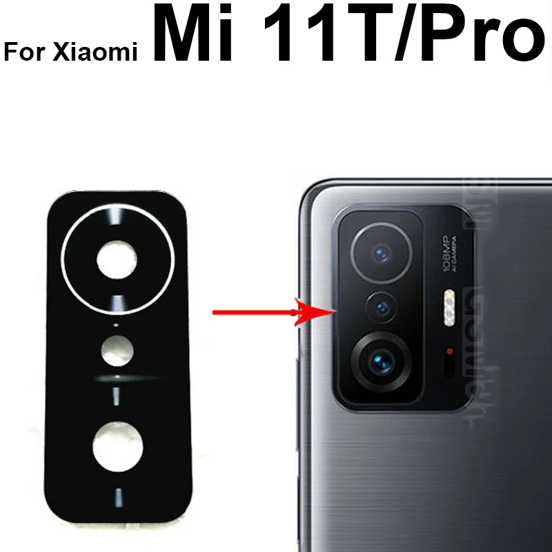 Rear Camera Glass Lens with Adhesive Sticker For Xiaomi Mi 11 11T 11X Pro Mi 11 Lite 5G Mi 11 Ultra Mi 11i Back Glass Lens Glue