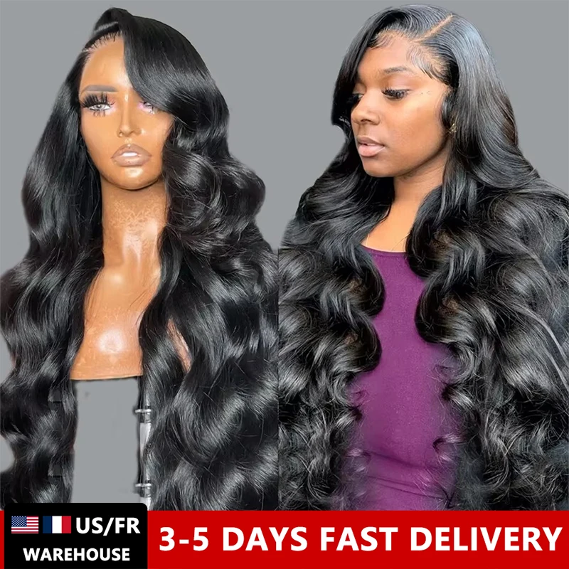 32 34Inch Body Wave HD Lace Front Wigs Human Hair For Women Brazilian Remy Curly Hair 13x6 Lace Frontal Wig Lace Closure Wig