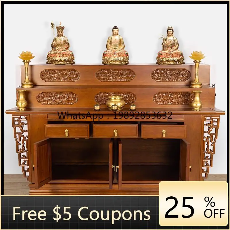 

YFY Altar Incense Case Buddha Table Solid Wood Table Economical Modern Simple Worship
