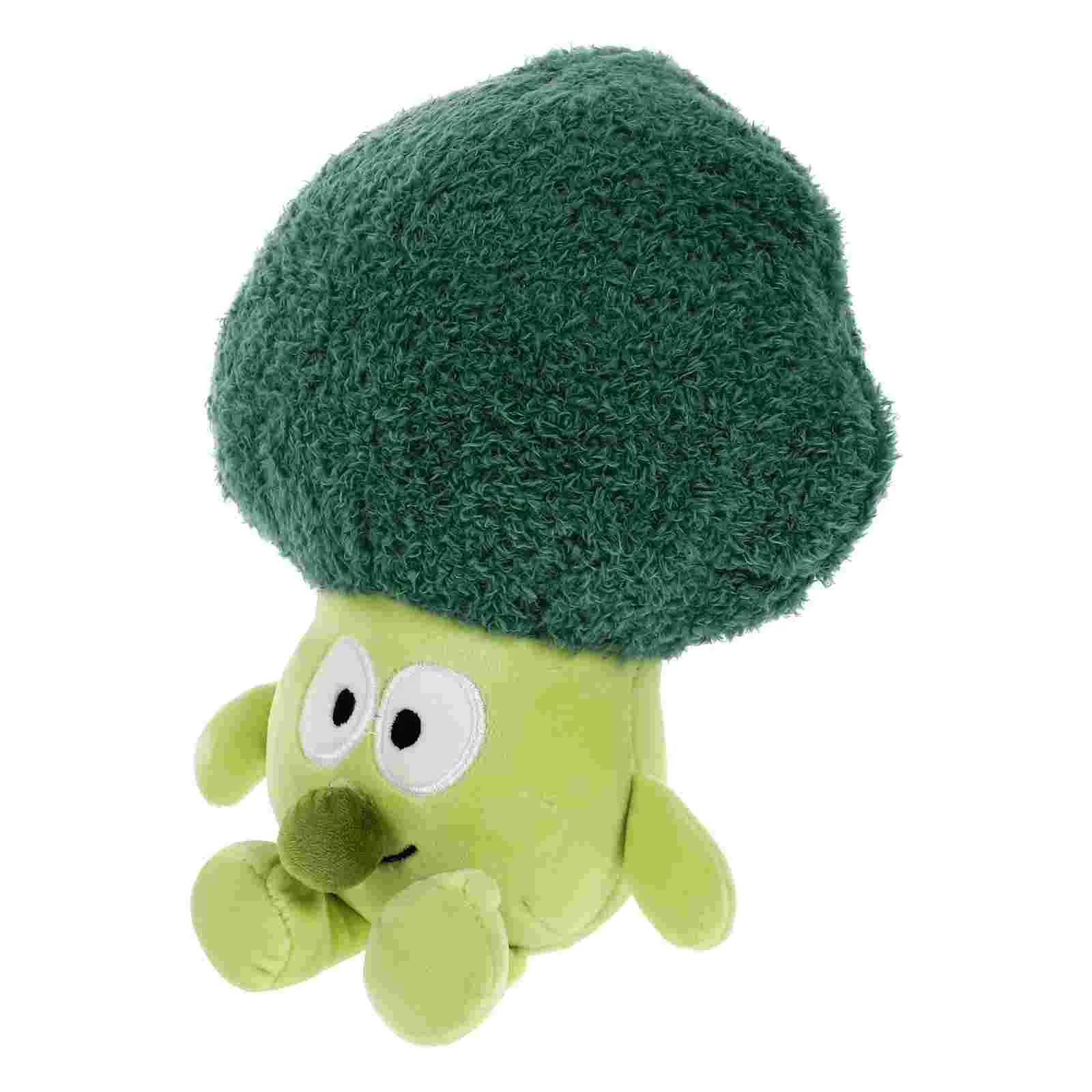 AdTosLittle Broccoli en peluche, jouet de dessin animé, 1 pièce