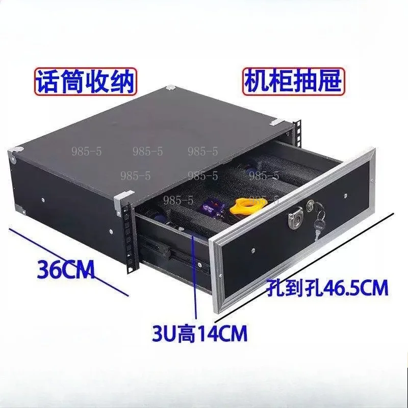 Lockable 19 Inch 2U Drawer For Engineering Case And Audio Cabinet