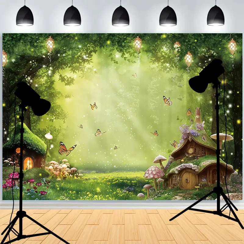 Birthday-Themed Festive Atmosphere Balloons Photography Background Celebratory Scene Portrraits Photo Studio Backdrops AE-95