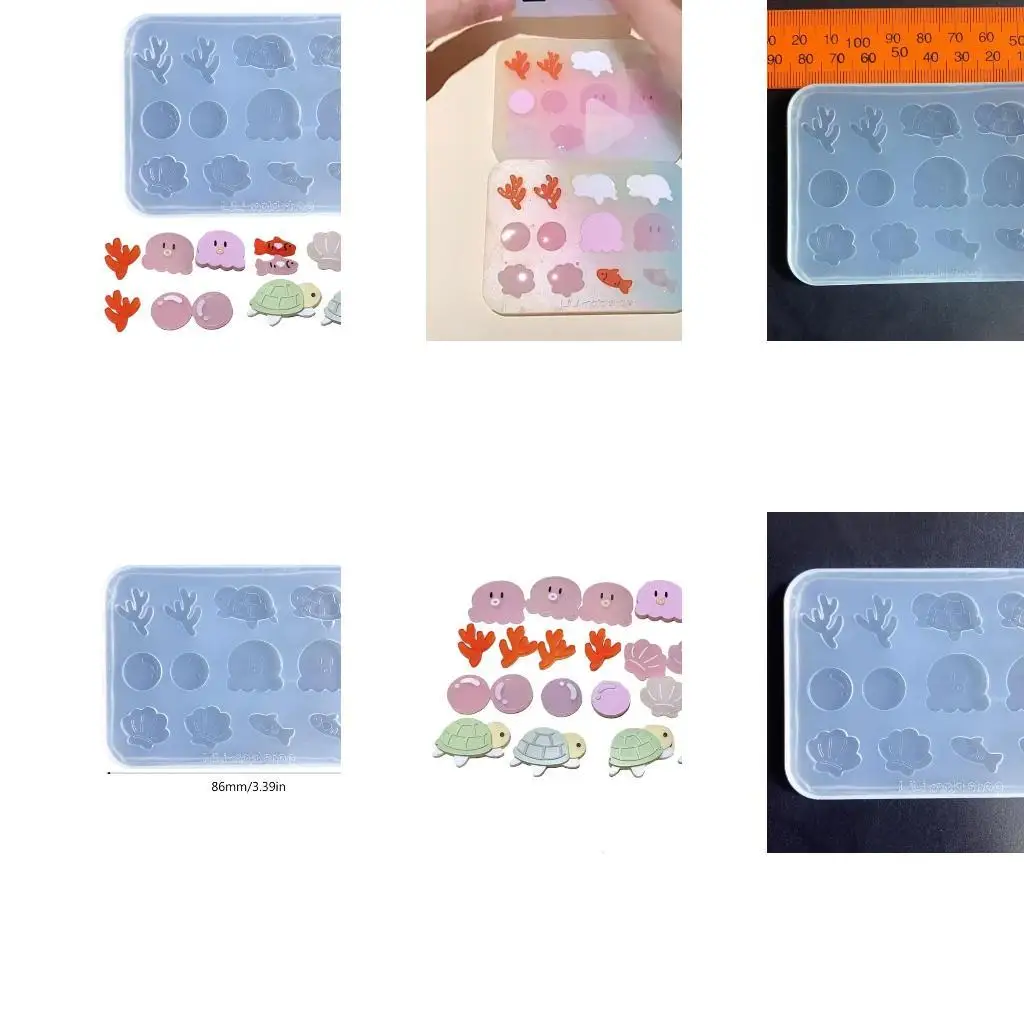 

J78F Resin Shaker Filling Mold,Silicone Flower Mold Epoxy Resin Mold Filler Casting Filling Mold for Jewelry Making