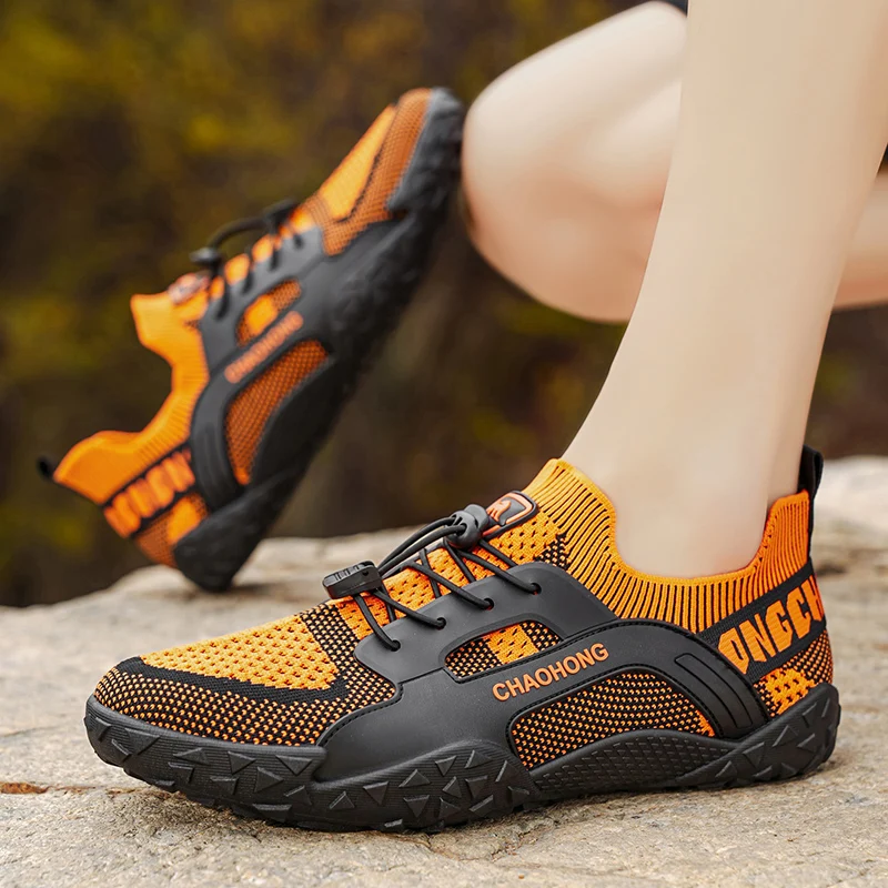 

2026 New Breathable and Comfortable Single Mesh Shoes for Casual Sports Outdoor Trendy Men's Casual Board Shoes