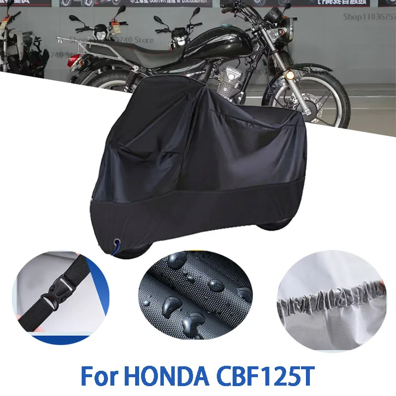 

Motorcycle Full Covers For HONDA CBF125T Car Outdoors Sun Protection Dust No Ear Thickened Oxford Clothcover Accessories
