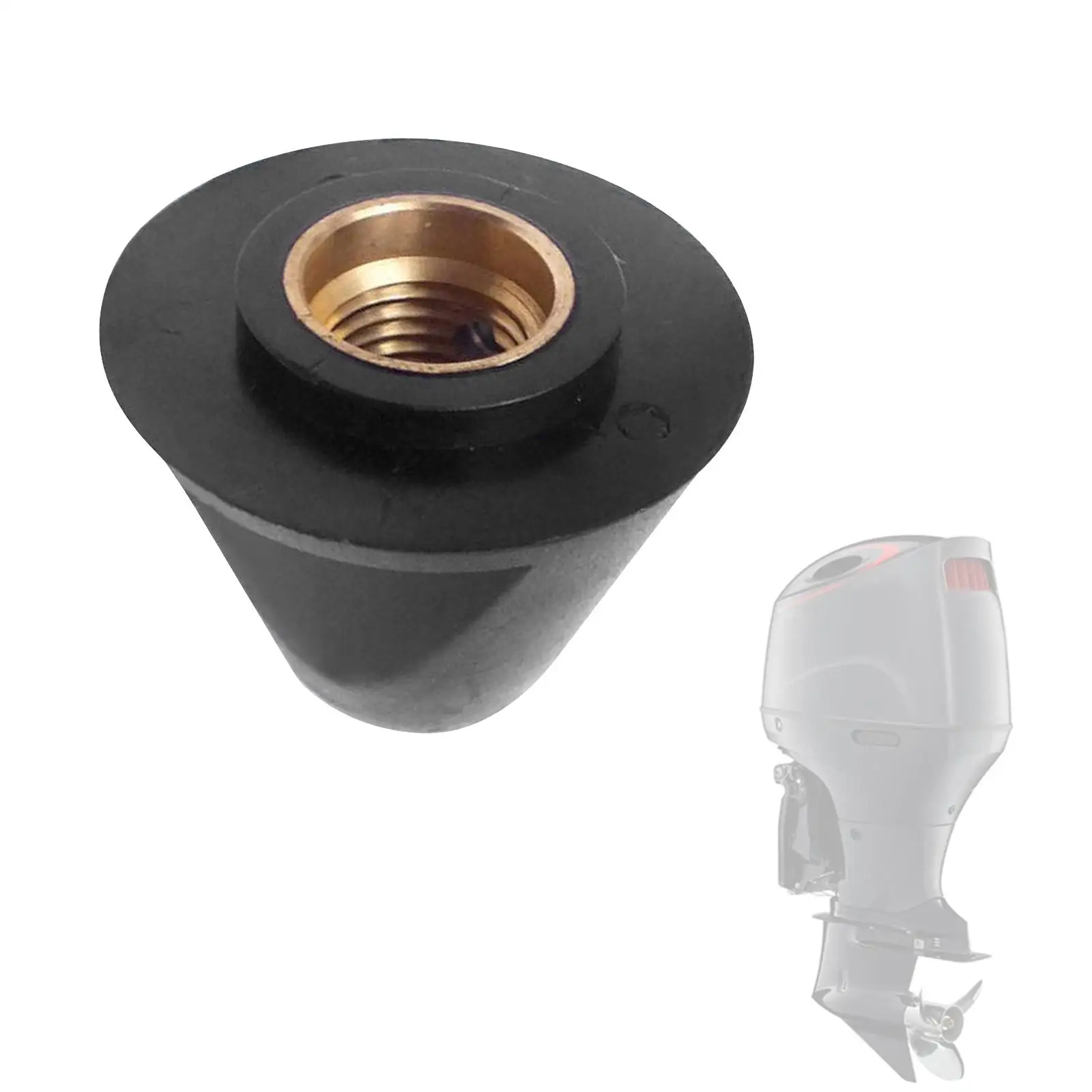 

Boat Propeller Prop Nut 647-45616-02 Spare Parts for Yamaha Outboard 4HP 5HP 2 Stroke Easily to Install Durable