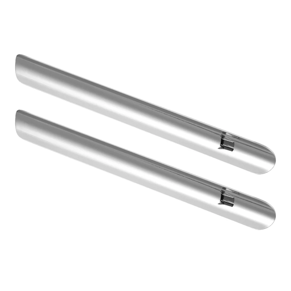 2 Pcs Bread Crumb Scraper Restaurant Sweeper Table Cabinet Stainless Steel Crumbs Collector Clean Cleaning Tool Dining Cleaner