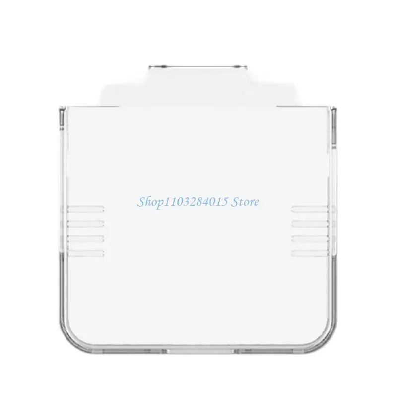 R6FF Handheld Console Protector Case for Miyoo V2 Full Protections Hard Shell Scratchproof Clear Dust Cover Case