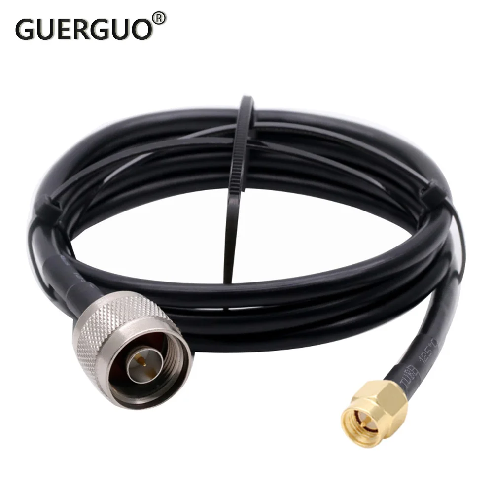 

1PC RG58 N Type Male Female to SMA Male Plug RF Adapter Coaxial Cable Pigtail RG58 Extension Cord Jumper 15CM 50CM 1M 2M 5M