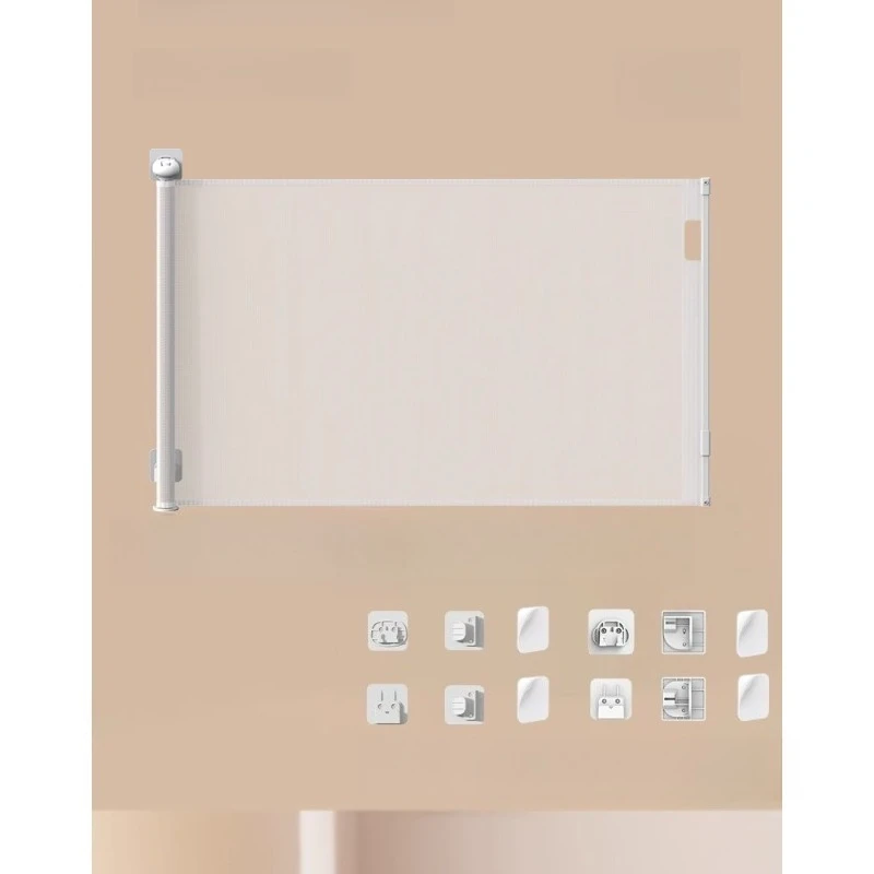 

Stair guardrail Child safety door Retractable pet fence Dog fence Movable No punching