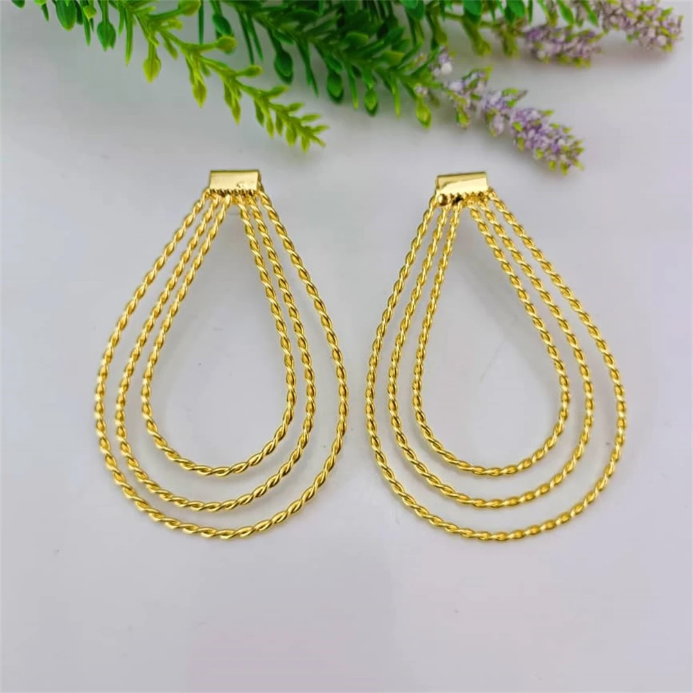 أطقم مجوهرات برازيلية فاخرة من EMMA للنساء دبي مطلية بالذهب مصنوعة يدويًا من مجموعة الزفاف الأفريقية مجموعات قلادات جريئة