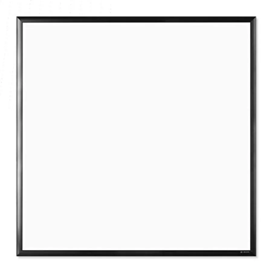 

Магнитная доска для сухого стирания, белая, 36 x 36 дюймов, черная алюминиевая рама, 2896U00-01