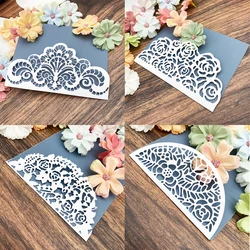 2024 New metal cutting die for seasonal Christmas scrapbook 3D greeting card decoration Creative flower lace cover