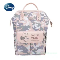 Disney mickey original novo saco de fraldas mochila dos desenhos animados saco do bebê grande capacidade multifuncional saco de fraldas do bebê de alta qualidade