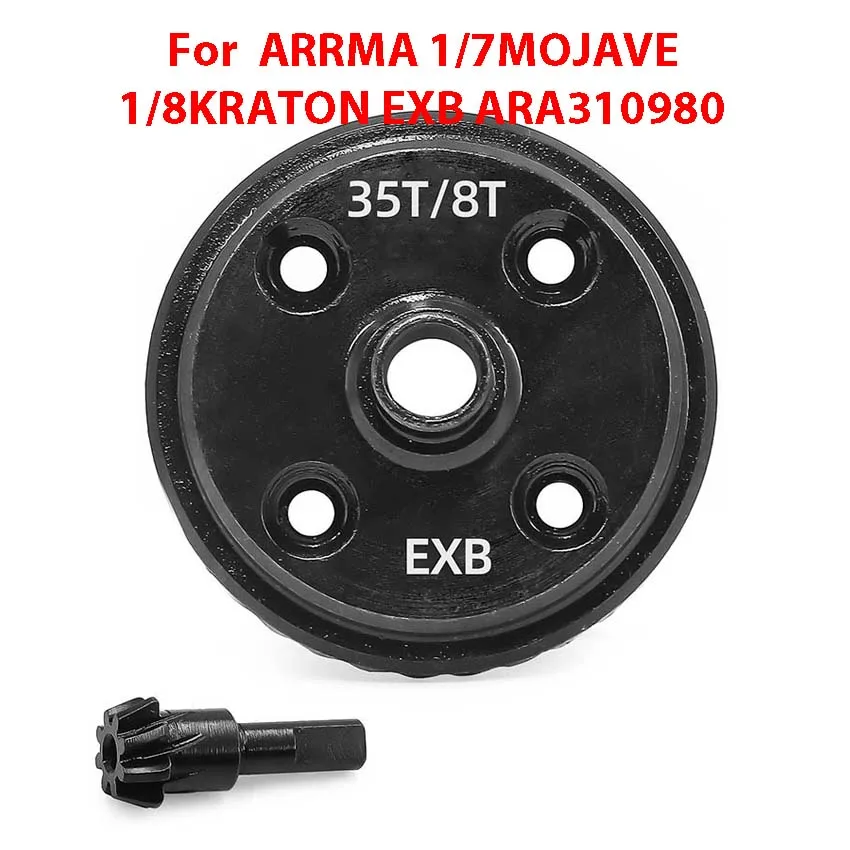 

For ARRMA 1/7MOJAVE 1/8KRATON EXB ARA310980 35T 8T Differential Gear Set Large Bevel Gear RC Cars Accessories