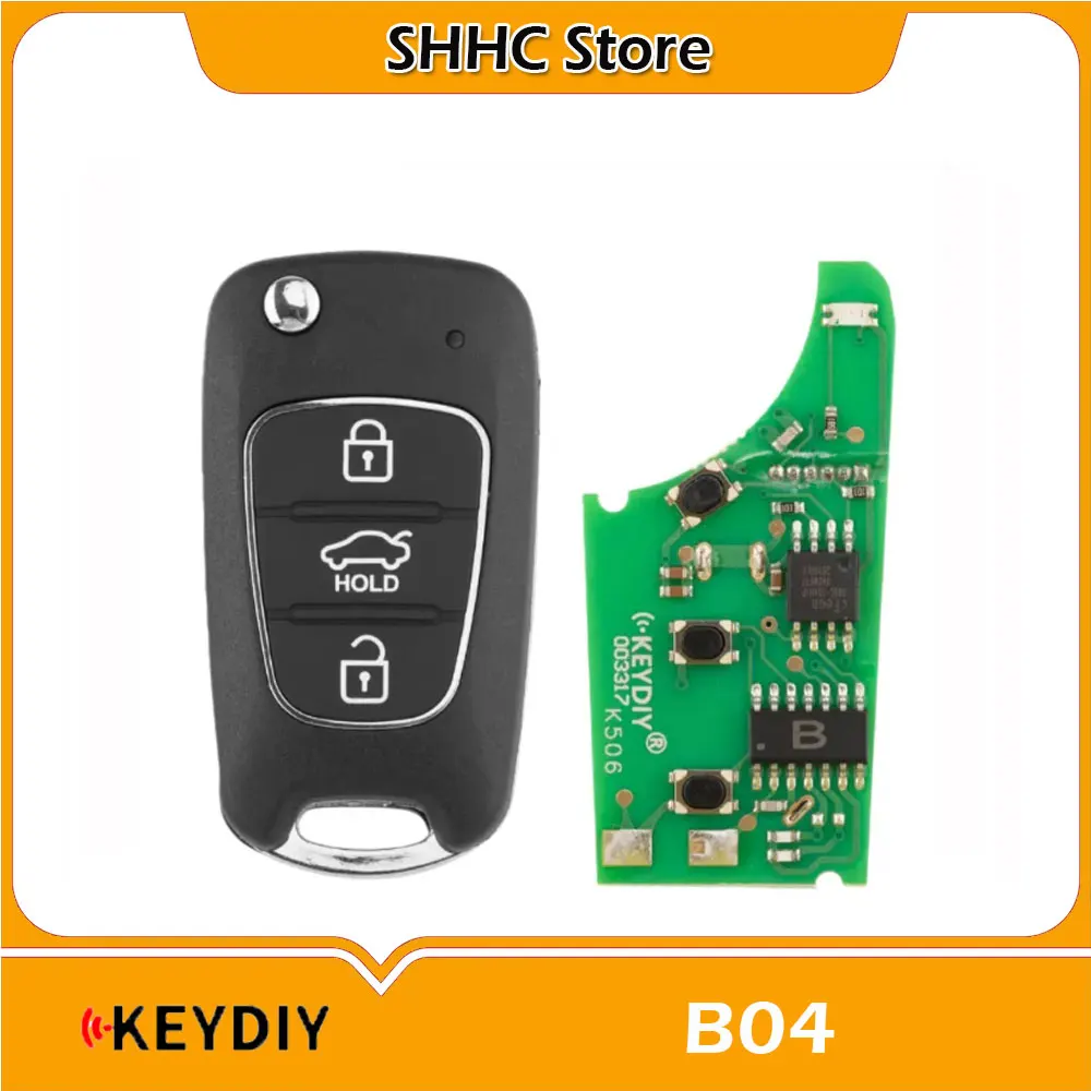 KEYDIY KD B04 Universal Wire Car Remote Key 3 Buttons for Hyundai Kia Type Remote Car Key for KD-X2 KD-MAX KD-X4 Key Programmer