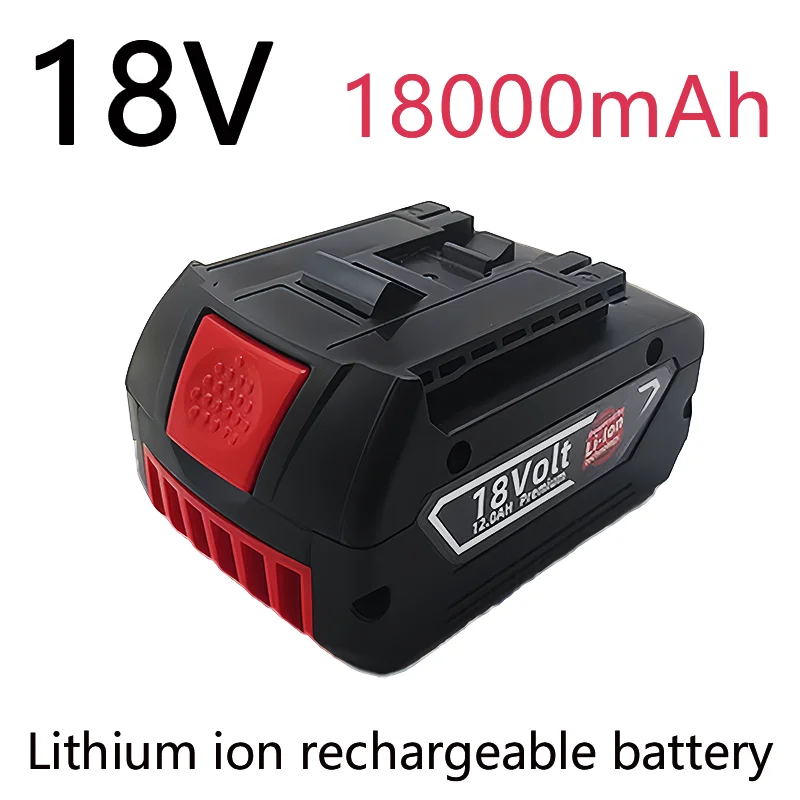 

New 18V 18000mAh Lithium-ion Rechargeable Battery lpega Bat609 Bat614 Bat609g Bat618 Bat618g Bosch Drill+charger
