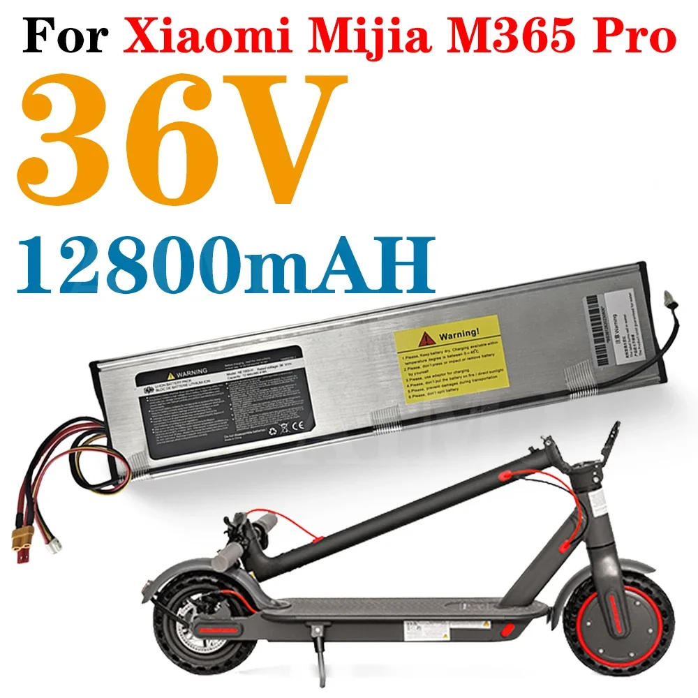 For Xiaomi Scooter 36V 12.8AH  Rechargeable Lithium battery M365 pro scooter Flat Car Folding Car Built in Battery