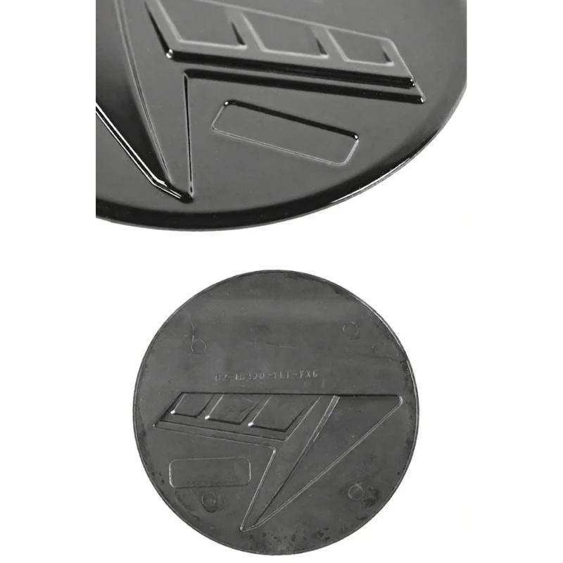 Door Cover Trim for the Stated 2016-2020 Model Gloss Black Automotive-Grade Plastic with Angular Detail and Scratch