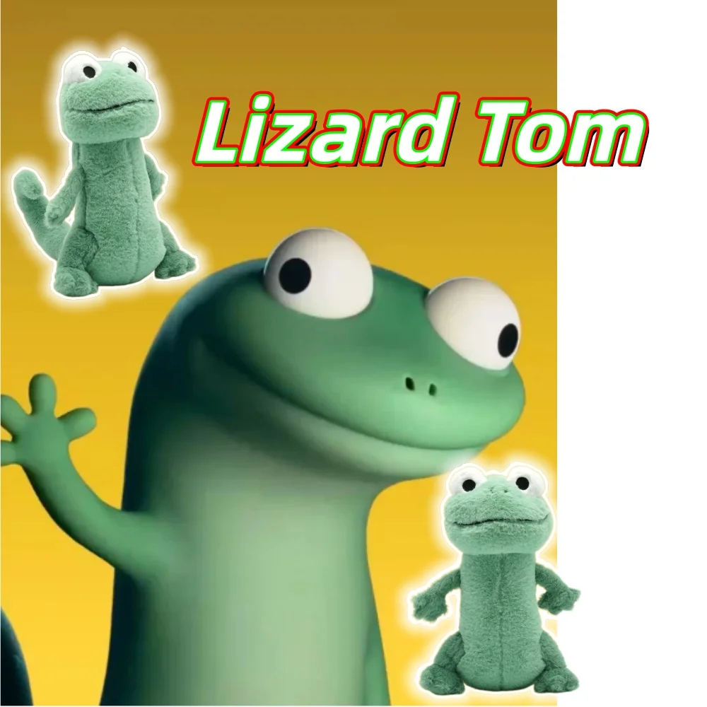 

In Stock Lizard Tom Plush Doll Green Stand Lizard Simulation Stuy Plush Doll Hoppers Movie Plush Toys Birthday Gift For Children