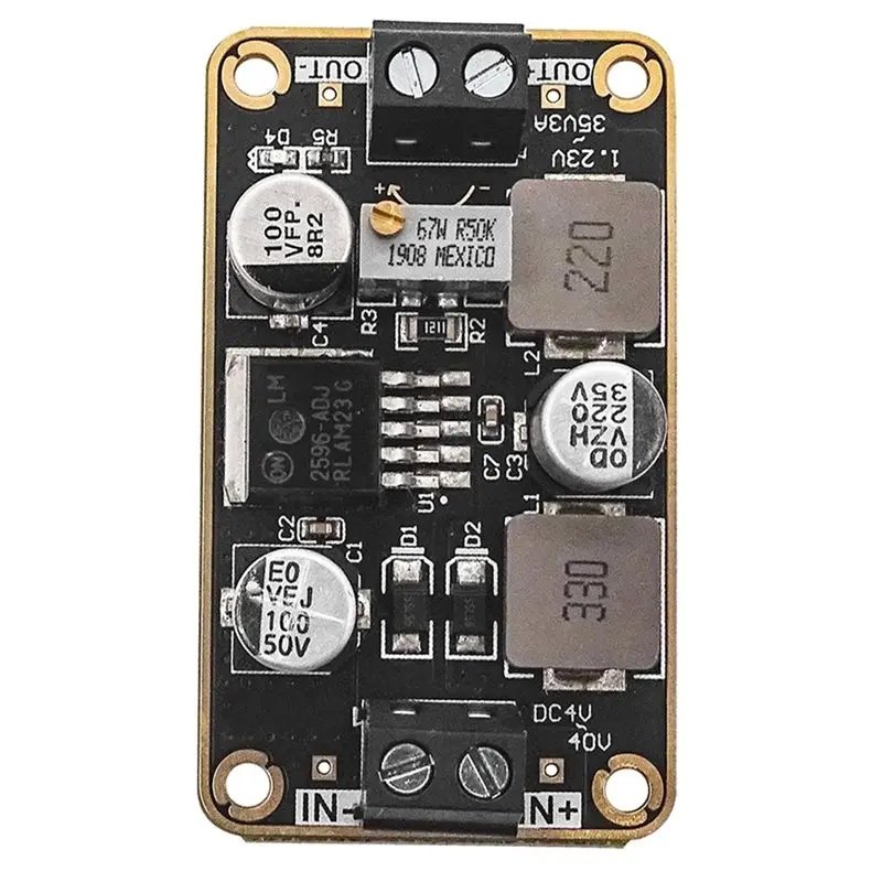 EYFL-DC 4V-40V To 1.23-35V 3A Regulator Adjustable Power Supply Module LM2596-ADJ Power Supply Module