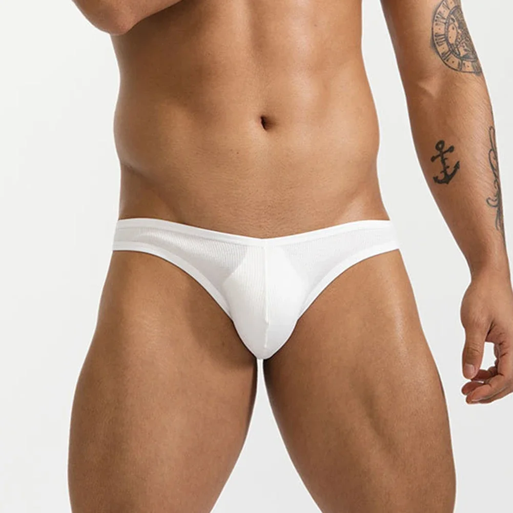 

Great For Relaxing At Home Breathable Lingerie Breathable Soft Pouch Briefs Men's Briefs 2XL All Brand New Briefs