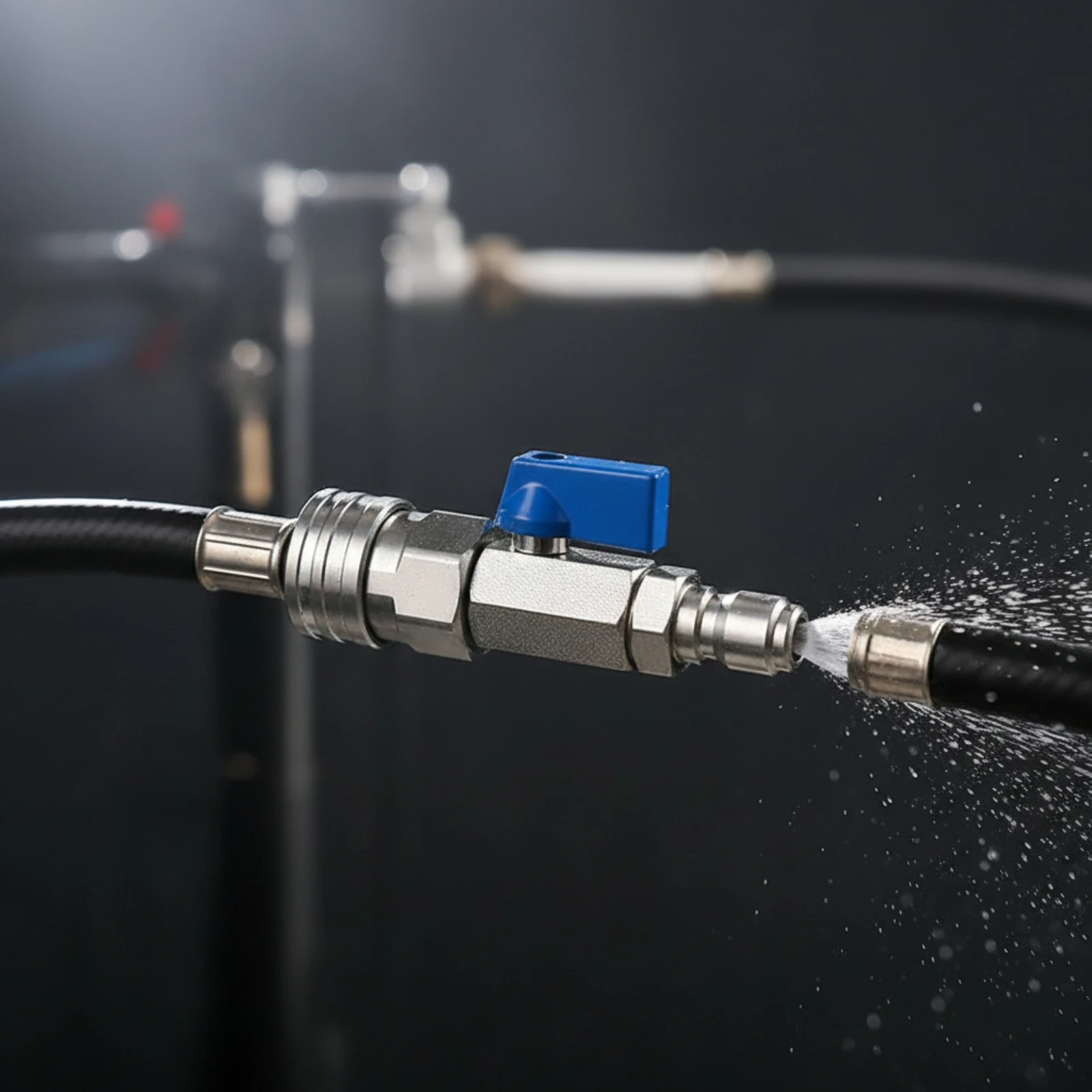 Pressure Washer Ball Valve Compact Ball Valve with Quick Connect Leakproof Easy to Use for Professionals, Car Detailing, Garage