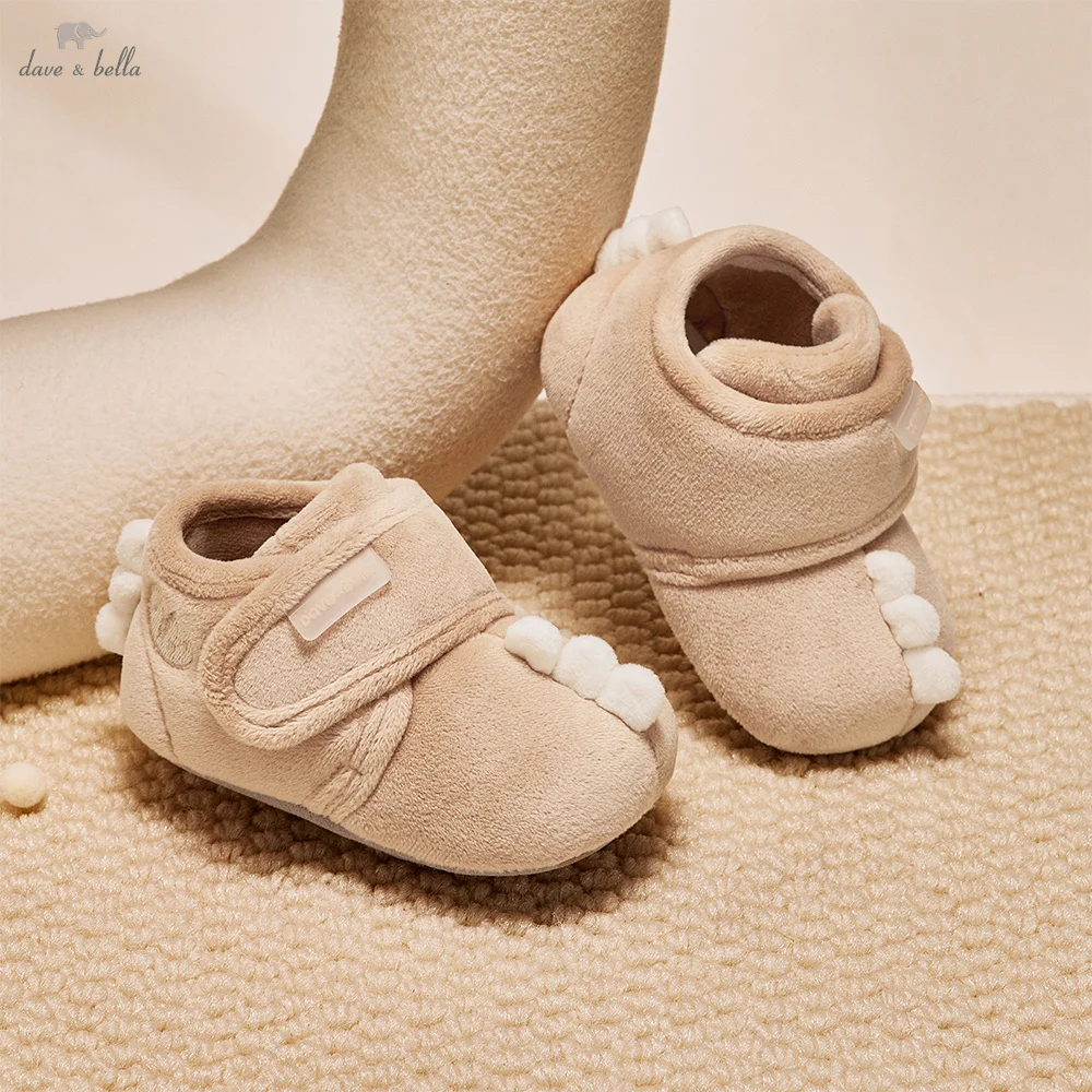ديف بيلا طفل أحذية الشتاء الفتيان رشاقته لينة أفخم أحذية أطفال شقة عدم الانزلاق الدفء أحذية ليتل طفل أحذية بوت قصيرة DB4253678 #1