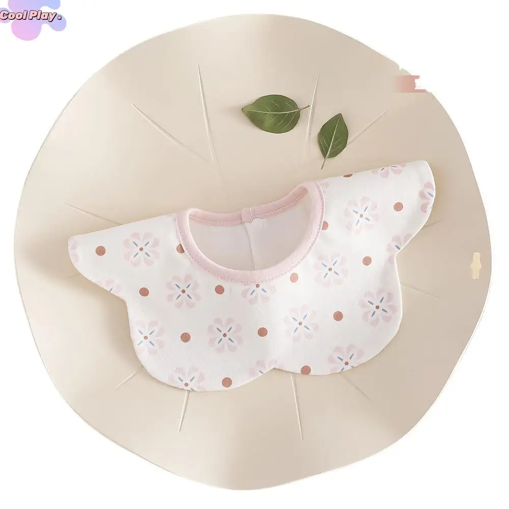 

Waterproof Baby Cotton Bibs Round Neck Flower Shape Baby Drooling Bibs Princess INS Saliva Towel Cloths Neck Wear Accessories