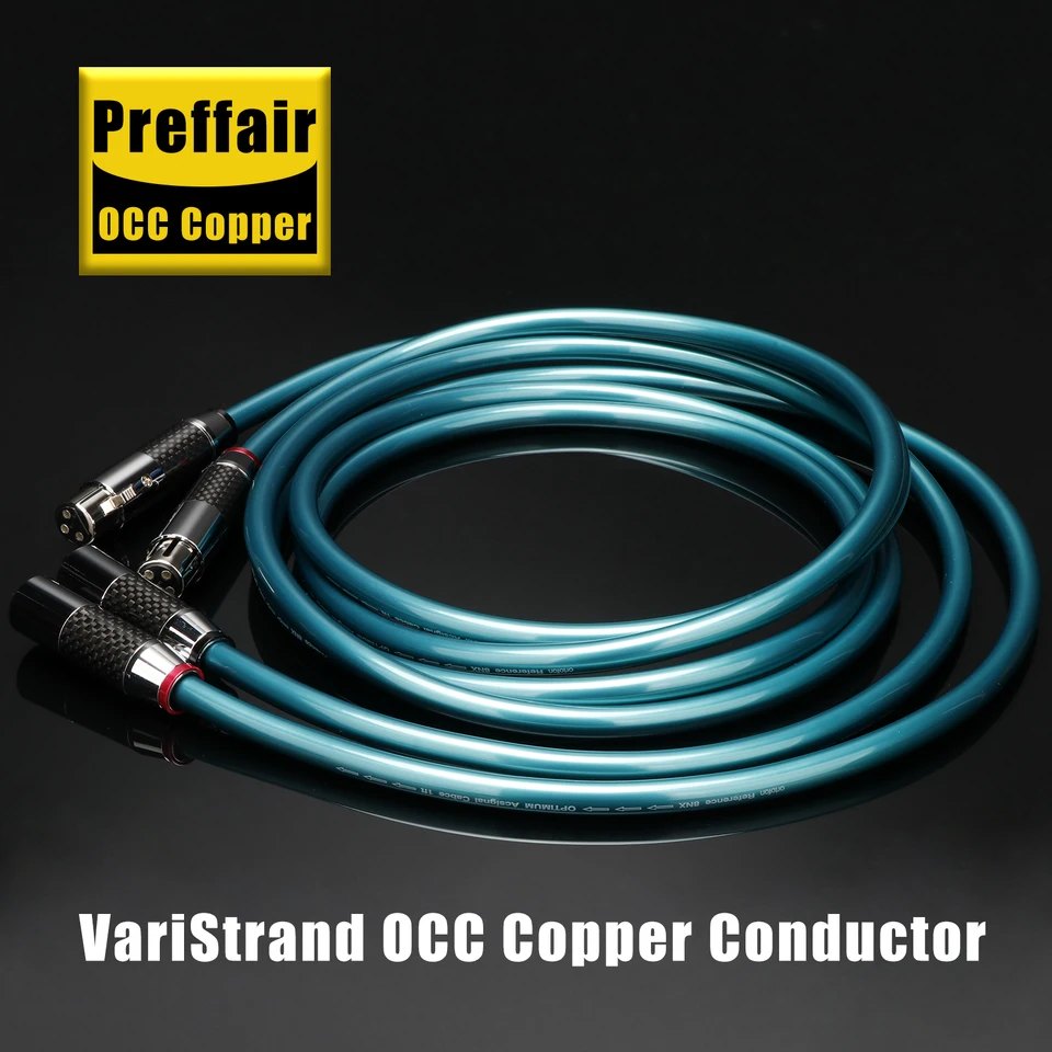 8N Hifi OCC RCA XLR Audio Cable 1.5m 10m 1m