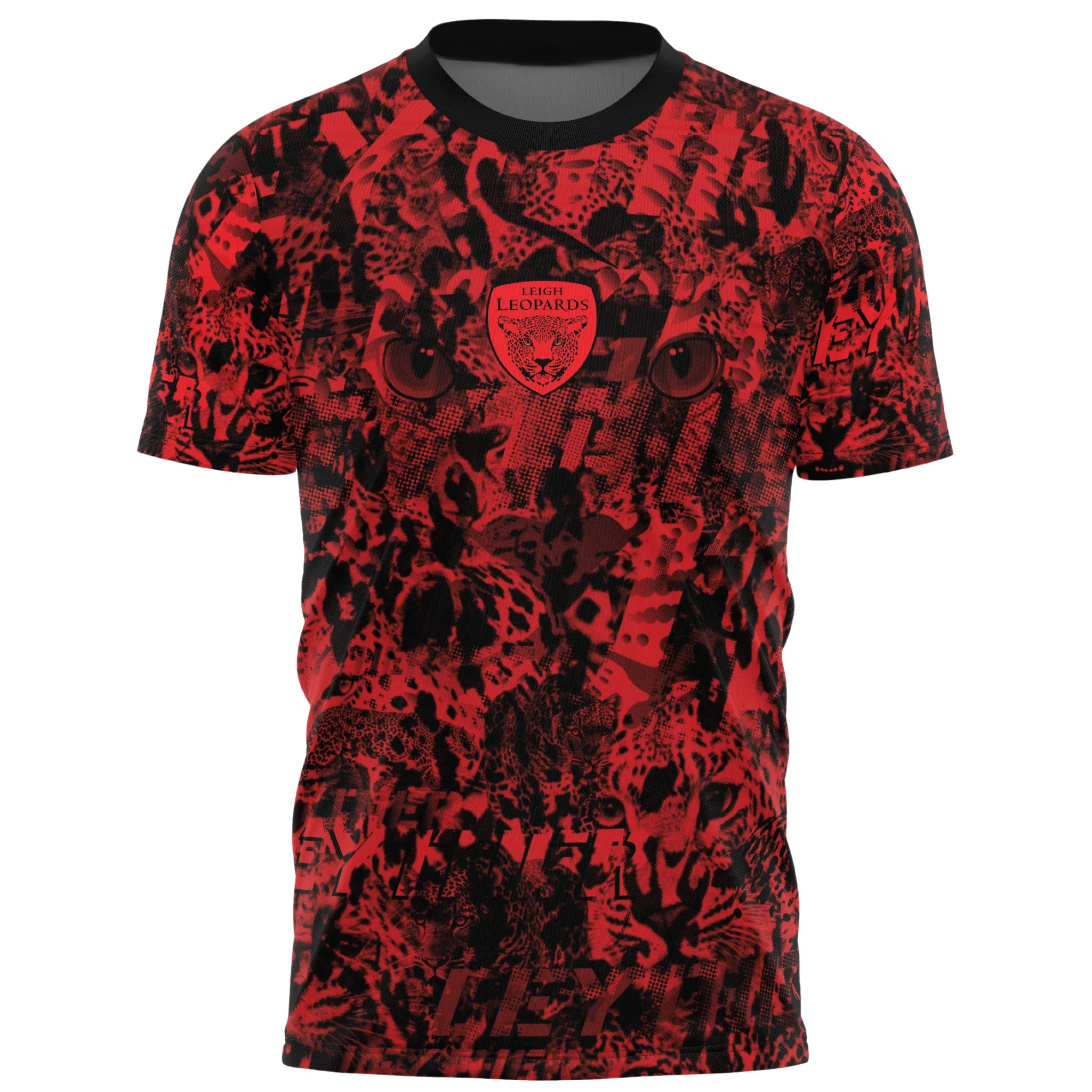2026-27 New Leigh Leopards Rugby Jersey Men 3D Printing T-shirt Sleeve Sports Fan Training Shirt Daily and Training Wear Y2K