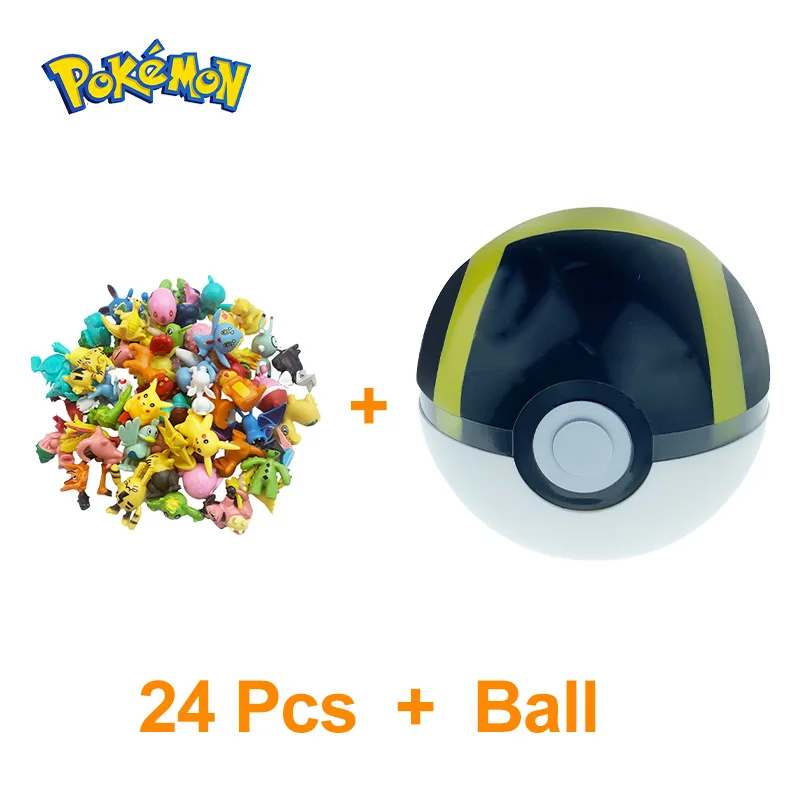 Pokemon Ball Elf Spielzeug Anime Actionfigur PokeBall Tasche Monster leerer Clip n Go Modell Pikachu Pokeball Kind Kind Weihnachten Gif