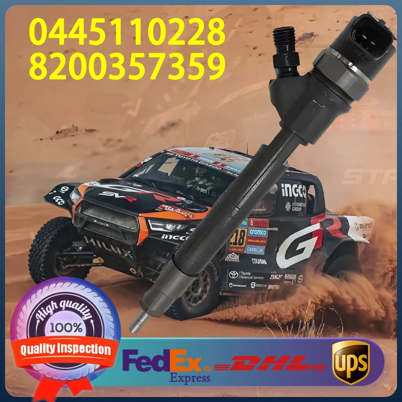 Inyector Common Rail 0445110228 8200357359 para motor diésel Renault Grand Scenic Laguna Megane Scenic 1,9 dCi