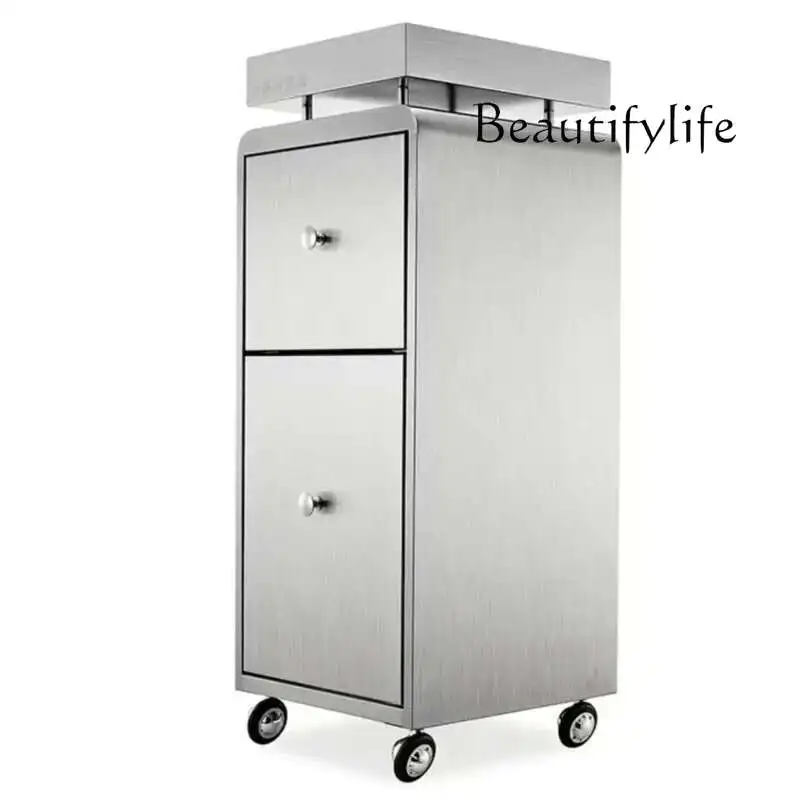 

Beauty Trolley Hair Salon Tool Cabinet Multifunctional Storage Rack Cutting Cabinet Hairdressing Salon Auxiliary Cart 미용실 트롤리