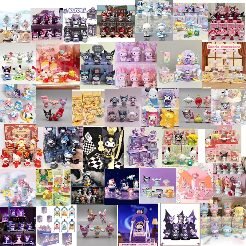 

Новинка 2026: Милая коллекционная серия Sanrio Surprise Blind Box «Чайная вечеринка» с Май Мелоди – настольное украшение и подарки для мальчиков и девочек