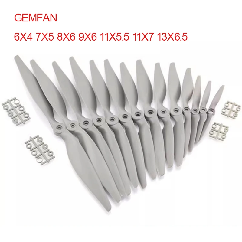 

GEMFAN Saber Blade APC 6X4 7X4 8X6 9X6 11X5,5 11X7 13X6,5 Быстрый пропеллер